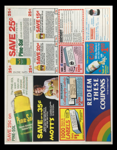 1983 9-Lives Unique Recipes Morris Mug Circular Coupon Advertisement Item image 2