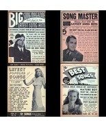 Song Lyric Publications Lot of Four 1943-46-48 Sing Along to the 40&#39;s Ra... - £10.37 GBP