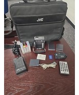 JVC GR-DVP3U Camcorder Battery Charger Case Tapes Remote RM-V817U 8mb SD... - £72.91 GBP