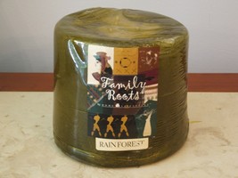 Nwt Family Roots Huge Rainforest 3 Wick Candle 6&quot; TALL- 6&quot; Across - £31.74 GBP