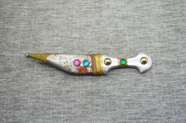 handmade knife made by the Bedouins of the Petra desert in the Jordan in 1970s - £31.85 GBP