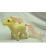 VINTAGE My Little Pony G1 Yellow W/ Pink Tulips POSEY 5&quot; Plastic Toy Has... - $27.87 CAD