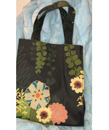 Now Designs Muti-Purpose Tote Bag Flowers Ferns - $11.36