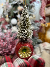 Bethany Lowe Christmas &quot;Bottle Brush Indent Ornament&quot; SN7491 - £11.95 GBP