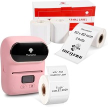 Phomemo M110 Bluetooth Label Maker With 3 Rolls 1.96&#39;&#39; X 2.75&#39;&#39; (50X70Mm) - $98.93