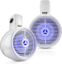 Pyle 6.5 inch Marine Bluetooth Wakeboard Speaker System with LED Lights ... - $89.09