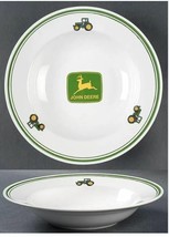 Large Rim Soup Bowl John Deere (Tractor) by GIBSON DESIGNS Set of 2  9&quot;  - £24.80 GBP