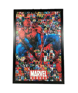 Marvel heroes￼ SPIDER MAN￼ Collage Characters FRAMED POSTER￼ ‘08 #9614 3... - $80.55 CAD