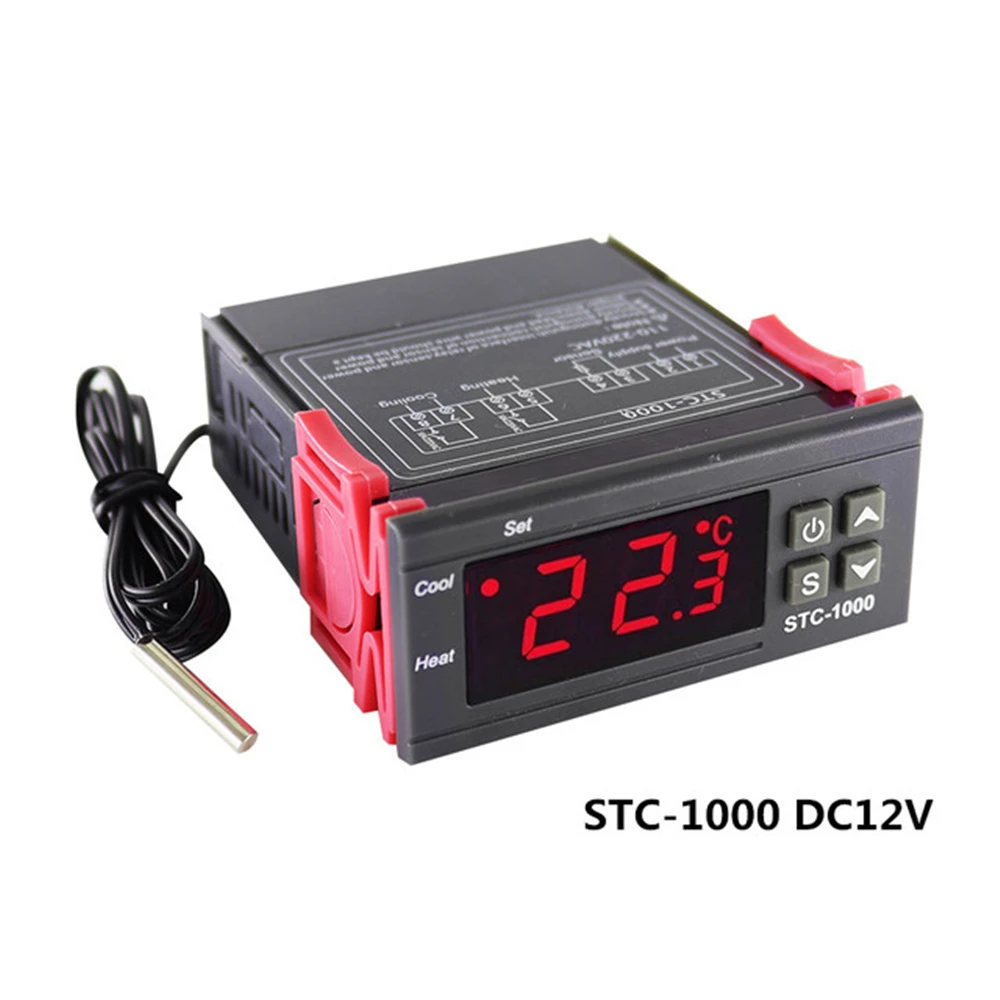 STC-1000 STC-3000 LED Digital Temperature Controller Thermostat Thermoregulator  - £179.87 GBP