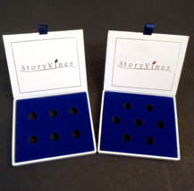 StoryVines Charms EMPTY Storage Box LOT JEWELRY STORAGE Organization 6 &amp;... - £6.25 GBP