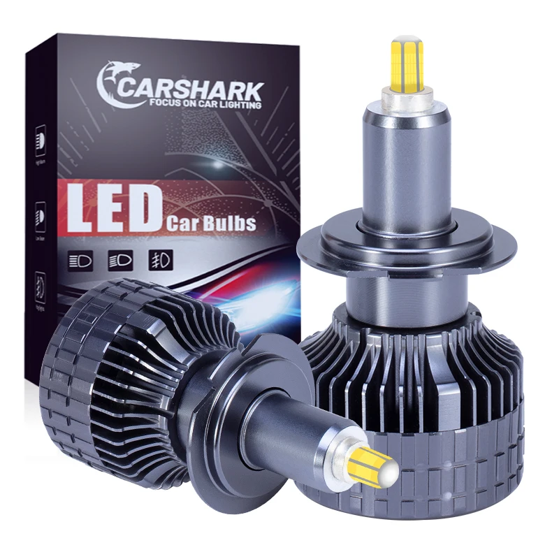 Carshark h7 led 360 canbus h1 led h11 car lights 30000lm 9005 hb3 9006 hb4 9012 thumb200