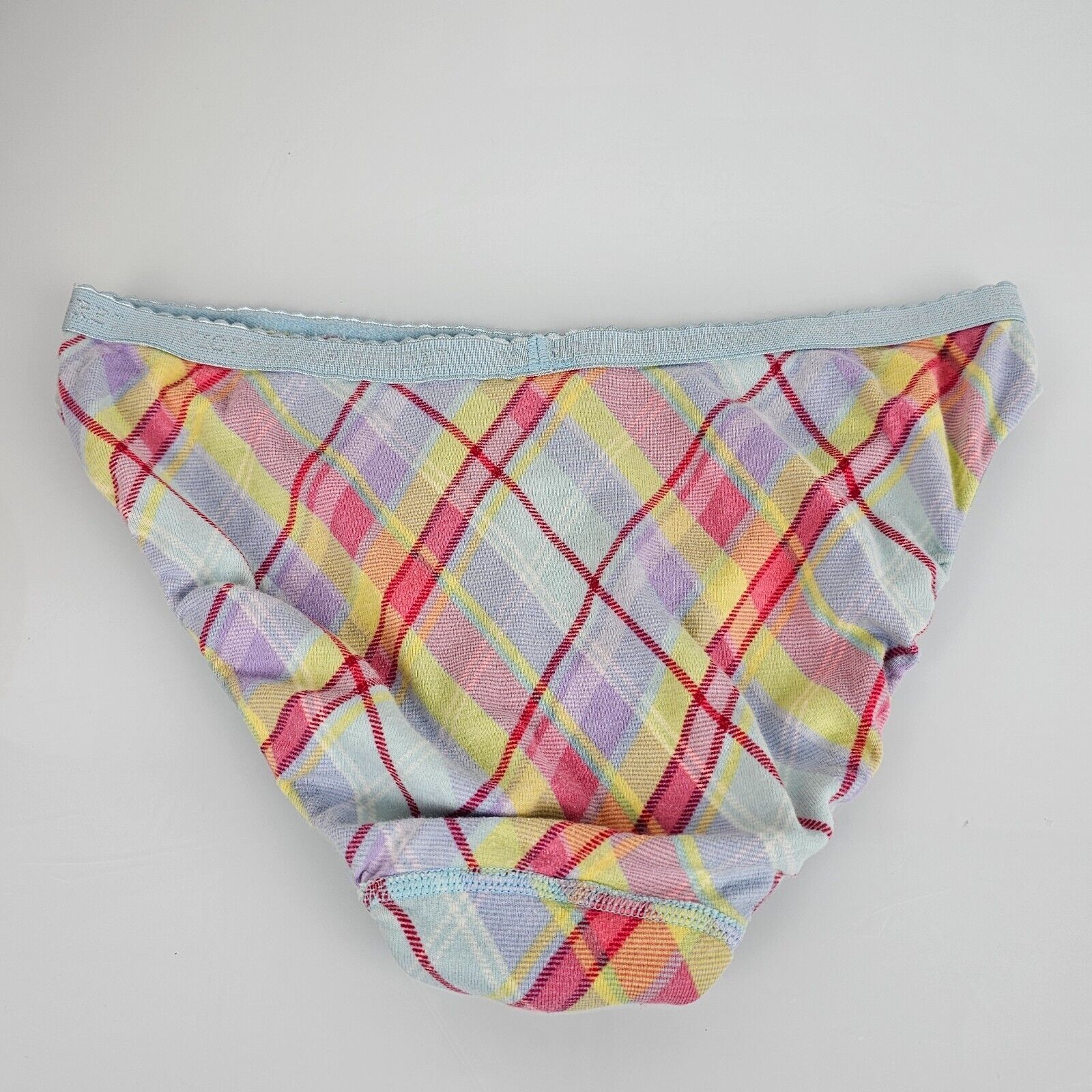 Victoria's Secret Signature Cotton Low Rise Bikini Panties Plaid Y2K M 6 Item image 4