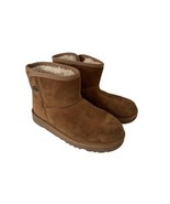 UGG Youth Kids Ankle Boots JONA Suede Booties Warm Soft Sheepskin Lined ... - £22.74 GBP