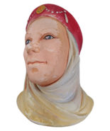 MAID MARIAN by LEGEND Products Chalkware Head Plaque 1988 ENGLAND - £19.41 GBP