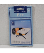 Amscan Bumble Bee Honeycomb Accordian Tissue Hanging 5&quot; Spring - New Sealed - £8.09 GBP