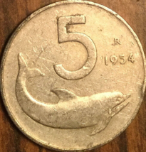 1954 Italy 5 Lire Coin - £1.38 GBP