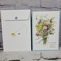 Hallmark Natures Sketchbook Marjolein Bastin Thinking of you Greeting Card - £6.10 GBP