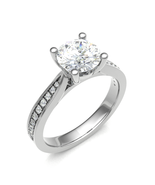 Diamond Solitaire Engagement Ring Shoulder Set 1.15cts G-SI1 GIA Certifi... - £7,938.15 GBP