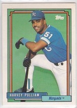M) 1992 Topps Baseball Trading Card - Harvey Pulliam #687 - £1.54 GBP