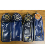 Lot of 4 Vintage Ben Hogan Blue Leather Golf Club Covers - $59.99