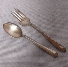 Int&#39;l Silver Starlight Teaspoon Salad Fork Silverplated 1950 International - £10.14 GBP