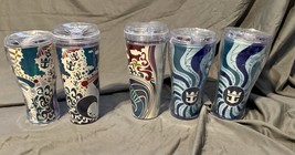 Royal Caribbean Coca-Cola Tumblers Lot of 5 Cruise Ship Cups New &amp; Light... - $636.33 MXN