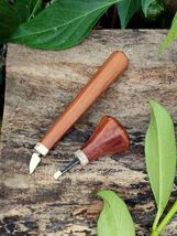 Detailed carvin set, small chisel and small knife, Carving Wood, Chip ca... - $1,553.64 MXN