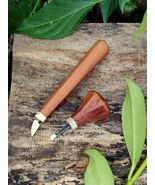 Detailed carvin set, small chisel and small knife, Carving Wood, Chip ca... - $85.00