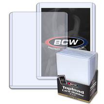 BCW 3x4 Topload Card Holder - Premium- Thicker Clearer Panels 4X Pack of 25=100 - $19.09