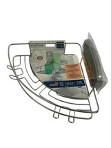Better living Solid Brass Chrome plated 12” Corner Shower Basket X 3” De... - $24.74