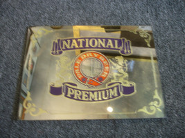 RARE National Premium Pale Dry Beer Mirror Sign Beerco Mfg Co Chicago IL... - £63.67 GBP