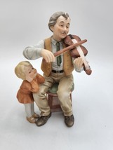 Enesco Treasured Memories Vintage Figurine &quot;Play Another One, Grandpa&quot; 1984 - £14.54 GBP