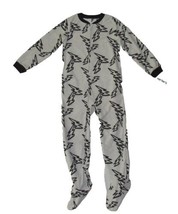 Carters Fleece Footed pajama Blanket Sleeper 8 10 12 14 Lightening Bolt ... - £22.37 GBP