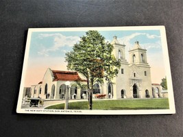 A New Katy Station- San Antonio, Texas -Unposted 1900s Postcard. - £10.25 GBP