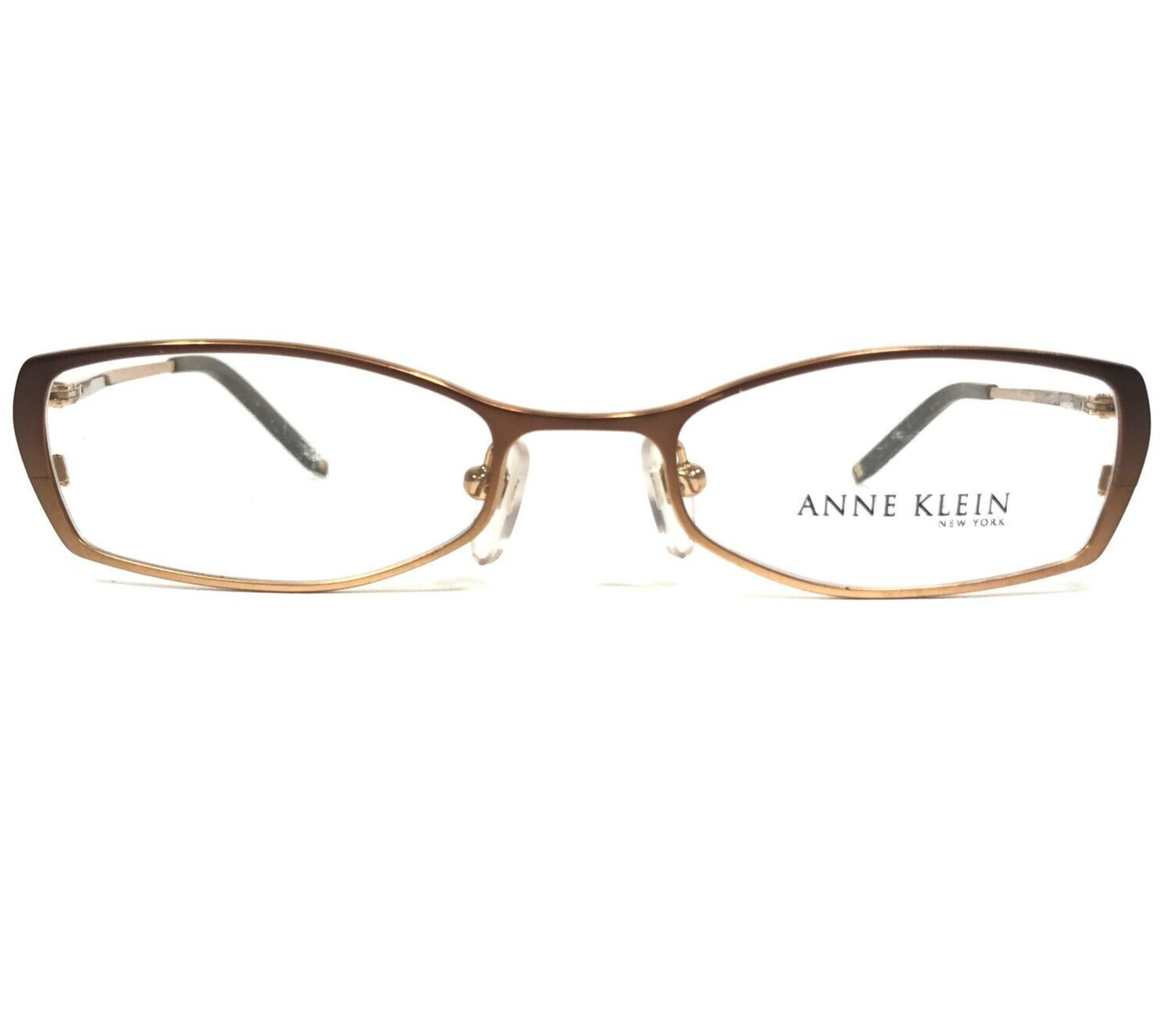 Primary image for Anne Klein Petite Eyeglasses Frames AKNY 9084 488 Gold Rectangular 48-18-135