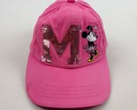 Walt Disney Parks Minnie Mouse Pink Adjustable Hat 100% Cotton One Size ... - $6.92