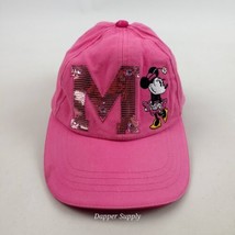 Walt Disney Parks Minnie Mouse Pink Adjustable Hat 100% Cotton One Size ... - £5.44 GBP