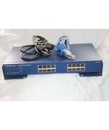 NetGear ProSafe JGS516 16 Ports Rack-Mountable Switch Working Pull WF3 - $1,104.13 MXN