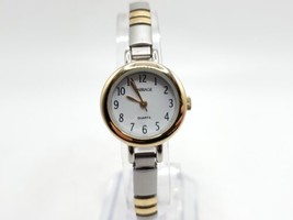 Carriage By Timex Watch Womens New Battery Two-Tone Expandable Band 22mm - £15.13 GBP