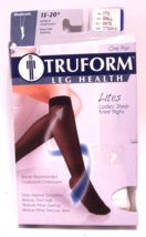 Truform Knee High Compression Stockings Small White For Nurses or Culinary - £7.72 GBP