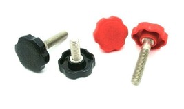 3/8&quot; Clamping Knobs w Large Fluted Head  SS  Various Package Sizes &amp; Col... - £8.73 GBP+