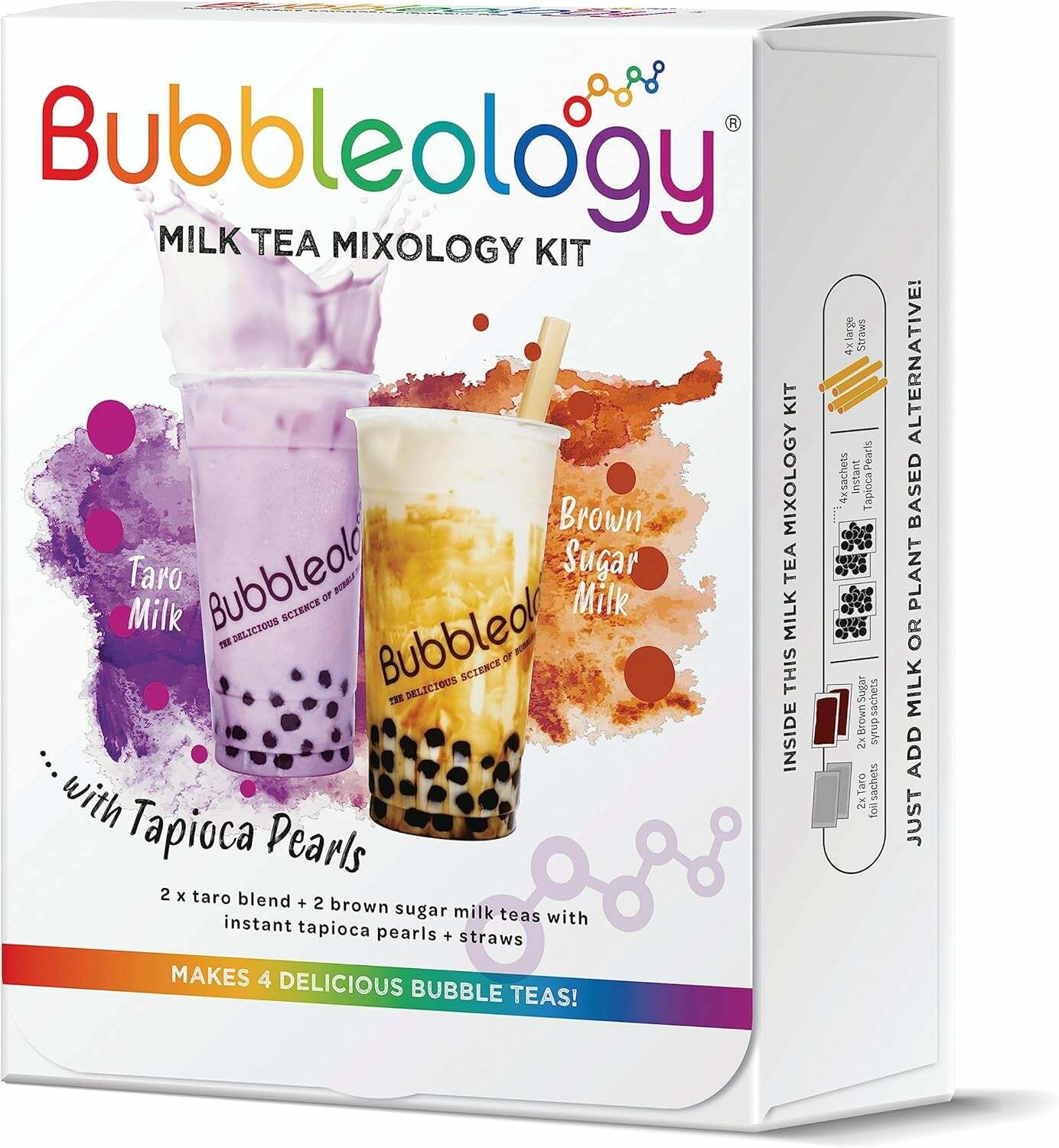 Bubbleology Milk Tea Mixology Kit with Tapioca Pearls (Pack of 1) Makes ... - $17.00