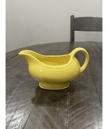 Fiestaware FIESTA Yellow Gravy Boat 8&quot;W 4&quot;T Homer Laughlin Vintage Original - $41.45 CAD