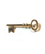 Retro 1940s Coro Pegasus Gold Plated Key Brooch - £12.74 GBP