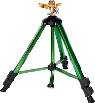 Biswing Impact Sprinkler Head On Tripod Base, Heavy Duty Lawn Sprinkler,... - $47.99