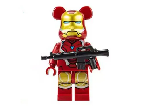 Iron-Man Bearbricks cartoon Minifigure - $8.21 CAD