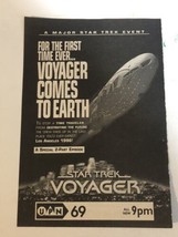 Star Trek Voyager Tv Guide Print Ad Kate Mulgrew Jeri Lynn Ryan TPA15 - £4.64 GBP