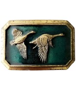 Belt Buckle 1976 Enamel Brass Great American Vintage Hunting 521 USA Mad... - $95.72 CAD