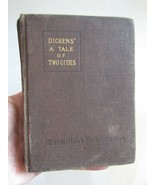 A Tale Of Two Cities Charles Dickens ANTIQUE 1915 Macmillan&#39;s Pocket Cla... - $21.99