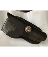 GEK RH Black Roughout Leather Concho Skirt Holster NOS .31 Remington/Col... - $40.89 CAD